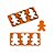 Régua Cortador Boneco Gingerbread - Ref.1621 - 7cm - 1 unidade - RR Cortadores - Rizzo - Imagem 1