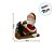 Enfeite De Natal em Resina - Noel No Treno Com LED - 12,5x12cm - 1 unidade - Rizzo - Imagem 3