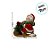 Enfeite De Natal em Resina - Boneco De Neve No Treno Com LED - 12,5x12cm - 1 unidade - Rizzo - Imagem 3