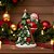 Enfeite De Natal em Resina - Boneco De Neve Na Árvore De Natal Com LED -  22,5x12cm - 1 unidade - Rizzo - Imagem 1