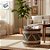 Cesta Decorativa Raoni de Seagrass - 33x33x31cm - 1 unidade - Rizzo - Imagem 4