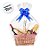 Kit Poli Cesta Incolor 72x90cm - Laço Azul - 1 unidade - Cromus - Rizzo - Imagem 3