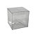 Caixa Transparente de Acetato Cubo - 4x4cm - 10 unidades - Cromus - Rizzo - Imagem 1