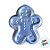 Forma Ballerine em Alumínio - Boneco Ginger Bread De Natal - 18x14,8x4cm - 1 unidade - Caparroz  - Rizzo - Imagem 2