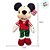 Pelúcia Decorativa de Natal - Mickey em Pé - Verde e Vermelho - 36cm - 1 unidade - Disney Original - Rizzo - Imagem 3