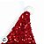 Gorro de Natal Decorativo - Vermelho com Lantejoulas - 20cm - 1 unidade - Cromus - Rizzo - Imagem 2