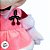 Pelúcia Decorativa de Natal - Minnie em Pé - Rosa e Vermelho - 36cm - 1 unidade - Disney Original - Rizzo - Imagem 4