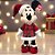 Pelúcia Decorativa de Natal - Minnie em Pé - Xadrez - 78cm - 1 unidade - Disney Original - Rizzo - Imagem 1