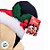 Pelúcia Decorativa de Natal - Mickey em Pé - Xadrez - 36cm - 1 unidade - Disney Original - Rizzo - Imagem 2