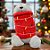 Pelúcia de Natal Urso Cinza - 10x21x12cm - 1 unidade - Rizzo - Imagem 1