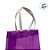 Sacola Transparente PVC com Alça de Fibra - Roxo - 24,5x19,5x9,5cm - 1 unidade - Rizzo - Imagem 4
