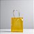 Sacola Transparente PVC com Alça de Fibra - Amarelo - 24,5x19,5x9,5cm - 1 unidade - Rizzo - Imagem 1