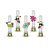 Kit Aplique Festa Tropical Tucano - 5x5cm - 15 unidades - Rizzo - Imagem 3