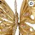 Pick Decorativo de Natal - Borboleta Dourada com Glitter e Pérola - 27x25x3,5cm - 1 unidade - Cromus - Rizzo - Imagem 4