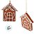 Enfeite Decorativo Para Pendurar de Natal - Casa De Ginger Bread - 6x5cm - 1 unidade - Cromus - Rizzo - Imagem 2