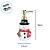 Saboneteira de Cerâmica - Boneco de Neve - Branco e Vermelho - 18x8,5cm - 1 unidade - Cromus - Rizzo - Imagem 2