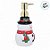 Saboneteira de Cerâmica - Boneco de Neve - Branco e Vermelho - 18x8,5cm - 1 unidade - Cromus - Rizzo - Imagem 4