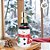 Saboneteira de Cerâmica - Boneco de Neve - Branco e Vermelho - 18x8,5cm - 1 unidade - Cromus - Rizzo - Imagem 6