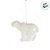 Enfeite Decorativo Para Pendurar de Natal - Urso Polar Branco - 5x3cm - 1 unidade - Cromus - Rizzo - Imagem 3
