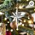 Enfeite Decorativo Para Pendurar de Natal - Estrela Prata/Cristal - 20x15cm - 1 unidade - Cromus - Rizzo - Imagem 5