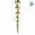Enfeite Decorativo Para Pendurar de Natal - Estalactite Ouro - 19x3cm - 1 unidade - Cromus - Rizzo - Imagem 5