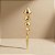 Enfeite Decorativo Para Pendurar de Natal - Estalactite Ouro - 19x3cm - 1 unidade - Cromus - Rizzo - Imagem 1