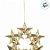 Enfeite Decorativo Para Pendurar de Natal - Guirlanda Ouro - 12x12cm - 1 unidade - Cromus - Rizzo - Imagem 4