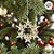 Enfeite Decorativo Para Pendurar de Natal - Guirlanda Ouro - 12x12cm - 1 unidade - Cromus - Rizzo - Imagem 6