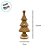 Enfeite De Natal Em Resina - Árvore de Natal Ginger - Marrom e Branco - 27,5x12cm - 1 unidade - Cromus - Rizzo - Imagem 2