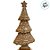 Enfeite De Natal Em Resina - Árvore de Natal Ginger - Marrom e Branco - 27,5x12cm - 1 unidade - Cromus - Rizzo - Imagem 3