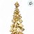 Enfeite de Natal em Resina - Árvore de Natal - Ouro - 30x8cm - 1 unidade - Cromus - Rizzo - Imagem 4