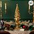 Enfeite de Natal em Resina - Árvore de Natal - Ouro - 30x8cm - 1 unidade - Cromus - Rizzo - Imagem 5