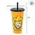 Copo de Plástico com Tampa e Canudo Hufflepuff - Harry Potter - 700ml - 1 unidade - Plasútil - Rizzo - Imagem 3