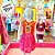 Vestido de Festa Junina Colorido - Bonequinha - Laranja e Rosa - G - 1 unidade - Rizzo - Imagem 7