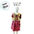 Vestido de Festa Junina Colorido - Fofurinha - Amarelo e Vermelho com Corações - GG - 1 unidade - Rizzo - Imagem 6