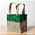 Sacola de Juta Para Panetone - Verde Presentes - 17x15x20cm - 1 unidade - EcoArt - Rizzo - Imagem 1