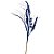 Galho Decorativo de Natal - Folhas e Frutas -  Azul Marinho Com Glitter - 77,5x21x8,5cm - 1 unidade - Cromus - Rizzo - Imagem 3
