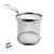 Cesto  De Aço Inox Para Fritura - Redondo - 10cm - 1 unidade - Rizzo - Imagem 2