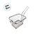 Cesto  De Aço Inox Para Fritura - Retangular - 12x10cm - 1 unidade - Rizzo - Imagem 3