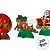 Decoração de Mesa - Papei Noel, Renas e Árvore de Natal - 18,5x20x9cm - 4 unidades - Regina - Rizzo - Imagem 3