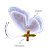 Borboleta de LED Branco para Decoração com Movimento - 40cm  - 1 unidade - Rizzo - Imagem 2