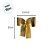 Laço Lamê Dourado - 23,5cm - 1 unidade - Rizzo - Imagem 2