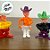 Brinquedo Mini Boneco Cowboy Sortido - 5 unidades - Rizzo - Imagem 2