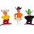 Brinquedo Mini Boneco Cowboy Sortido - 5 unidades - Rizzo - Imagem 5