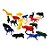 Brinquedo Kit Animais de Zoológico Sortidos - 20 Peças - 1 unidades - Rizzo - Imagem 4