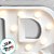 Luminoso Mini Letra "R" com LED Amarelo - 1 unidade - Cromus - Rizzo - Imagem 2