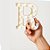 Luminoso Mini Letra "R" com LED Amarelo - 1 unidade - Cromus - Rizzo - Imagem 3