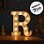 Luminoso Mini Letra "R" com LED Amarelo - 1 unidade - Cromus - Rizzo - Imagem 6