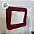Sacola Transparente PVC com Alça Retangular Couro Marsala - 24x21x11cm - 10 unidades - 10 unidades - Cromus - Rizzo - Imagem 3