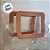 Sacola Transparente PVC com Alça Retangular Couro Rosa - 24x21x11cm - 1 unidade - 1 unidade - Cromus - Rizzo - Imagem 3